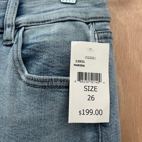 DL1961 Women's Florence Instasculpt Mid Rise Skinny Fit Jean Size 26 - Picture 4 of 7